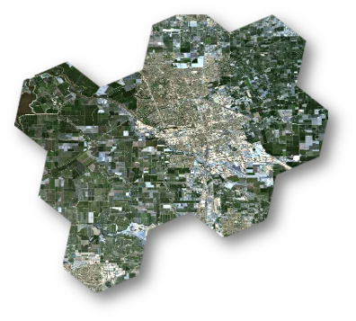 DGGRID hexagonal tiling organizes landscape data into geographically referenced scene components.